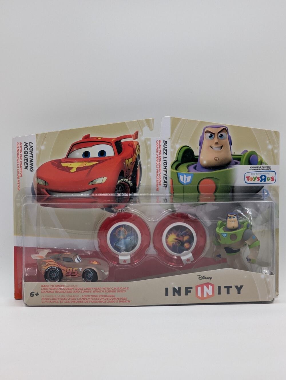 Disney Infinity 1.0 - Race To Space Toy Pack Lightning McQueen + Buzz New/Sealed